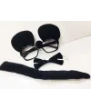 Mickey Mouse Gözlüğü Papyonu Kuyruğu Seti