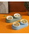 Mikopet Çift Bölmeli Mama ve Su Kabı