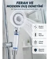 Mineral Taşlı Filtreli Duş Başlığı Güçlü Su Basınçlı Banyo Başlığı
