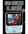 Mini Atari El Atarisi 3.5 İnç Ekran Çift Konsol 666 Adet Retro Oyun Gameboy El Atarisi
