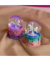Mini Boy Işıklı Unicorn Kar Küresi