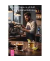 Mini Bubble Espresso & Shot Bardak Borosilikat Cam  – 2’li Set (6x5 cm) 722287
