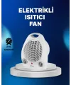 Mini Elektrikli Isıtıcı – 2000w Güç, Fanlı Isıtma, 3 Isı Modu