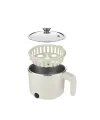 Mini Elektrikli Yemek Pişirici 1 Litre Buharlı Pişirme Tepsili Mutfak Tenceresi