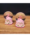 Mini Işıklı Flamingo Kar Küresi
