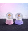 Mini Işıklı Sevimli Kız Kar Küresi