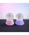 Mini Işıklı Sevimli Kız Kar Küresi