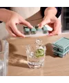 Mini Kapaklı Plastik Küp3lü Buzluk (Silikon Taban)