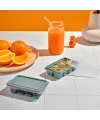 Mini Kapaklı Plastik Küp3lü Buzluk (Silikon Taban)