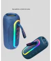 Mini Mavi Bluetooth Hoparlör Şık Görünüm Ve Taşınabilir Güçlü Ses