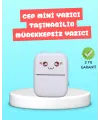 Mini Termal Yazıcı Kablosuz Taşınabilir Bluetooth Bağlantılı 200 Dpı