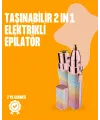 Mini Usb Şarjlı Elektrikli Epilatör – Kaş Ve Yüz Tüy Temizliği İçin 2si 1 Arada
