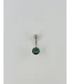 Mistik Topaz Taşlı Göbek Piercing - Pg0002