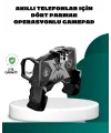 Mobil Fps Oyunlar İçin Dört Parmak Uyumlu Gamepad