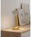 Modern Altın Gövdeli LED Masa Lambası 3 Işık Modlu