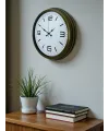 Modern Tasarım Eskitme 40 Cm Metal Duvar Saati