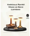 Modern Usbli Kablosuz Masa Lambası – Minimalist Tasarım, 3 Farklı Parlaklık