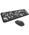 Mofii No666 Siyah Gri Klavye Mouse Set