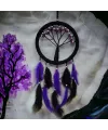 Mor İncili Hayat Ağacı Dream Catcher