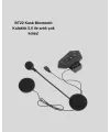 Motosiklet Kaskı İçin Bluetooth Kulaklık – Kablosuz, Mikrofonlu, Gürültü Azaltmalı Bt22