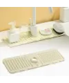 Mutfak Banyo Lavabo Kenarı Silikon Mat Gri