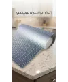 Mutfak Dolap İçi Kaydırmaz Şeffaf Raflık Örtüsü 45x300 Cm Pvc Koruyucu