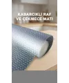 Mutfak Dolap İçi Şeffaf Kaydırmaz Raf Örtüsü 45x300 Cm Pvc Kaplama
