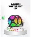 Müziğe Duyarlı Renkli Smart Şerit Led Işık Usb Bağlantılı Ambiyans Aydınlatma