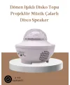 Müzik Ritimli Işık Değişimi & Dönen Dalga Efekti – Galaxy Projektör