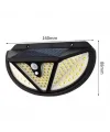 MX-118 118 SMD Ledli Hareket Sensörlü Üç Modlu Solar Duvar Lambası