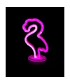 Neon Işıklı Flamingo Yazılı Masa Gece Lambası