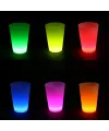 Neon Parti Glow Bardak 1.5 oz Karışık Renk 1 Adet Tekli