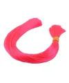 Neon Pembe Renkli Sentetik Boğum Saç - 1Kg