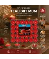32 Pcs Tea Light Yuvarlak Mum Mix IEGOTH9