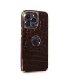 Newface Apple İphone 14 Pro Max Kılıf Snake Kapak - Bordo