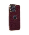 Newface Apple İphone 14 Pro Max Kılıf Snake Kapak - Derin Mor