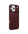 Newface Apple İphone 17 Pro Auto Focus Karbon Kapak - Bordo