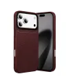 Newface Apple İphone 18 Pro Auto Focus Karbon Kapak - Bordo
