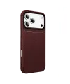 Newface Apple İphone 18 Pro Auto Focus Karbon Kapak - Bordo