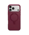 Newface Apple İphone 18 Pro Max Regal Magsafe Standlı Kapak - Bordo