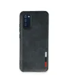 Newface Samsung Galaxy A02s Kılıf Loop Deri Silikon - Lacivert