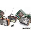 Nns Ns-8897 Orta Boy Retro, Nostaljik, Ahşap Tasarım Radyo