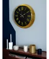 Noble Gold Black 40 Cm Metal Duvar Saati