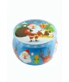 Noel Baba Yılbaşı Kapaklı Mum 8 cm