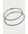 Noktalı Metal Halka Küpe 8-9-10 cm