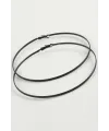 Noktalı Metal Halka Küpe 8-9-10 cm