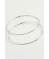 Noktalı Metal Halka Küpe 8-9-10 cm