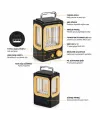 Nostalji Solar Lamba - USB Şarjlı 1500mAh