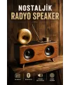 Nostaljik Görünümlü Bluetooth Bağlantılı Speaker