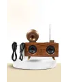 Nostaljik Radyo Bluetooth Bağlantılı Şarjlı Yüksek Ses Kaliteli